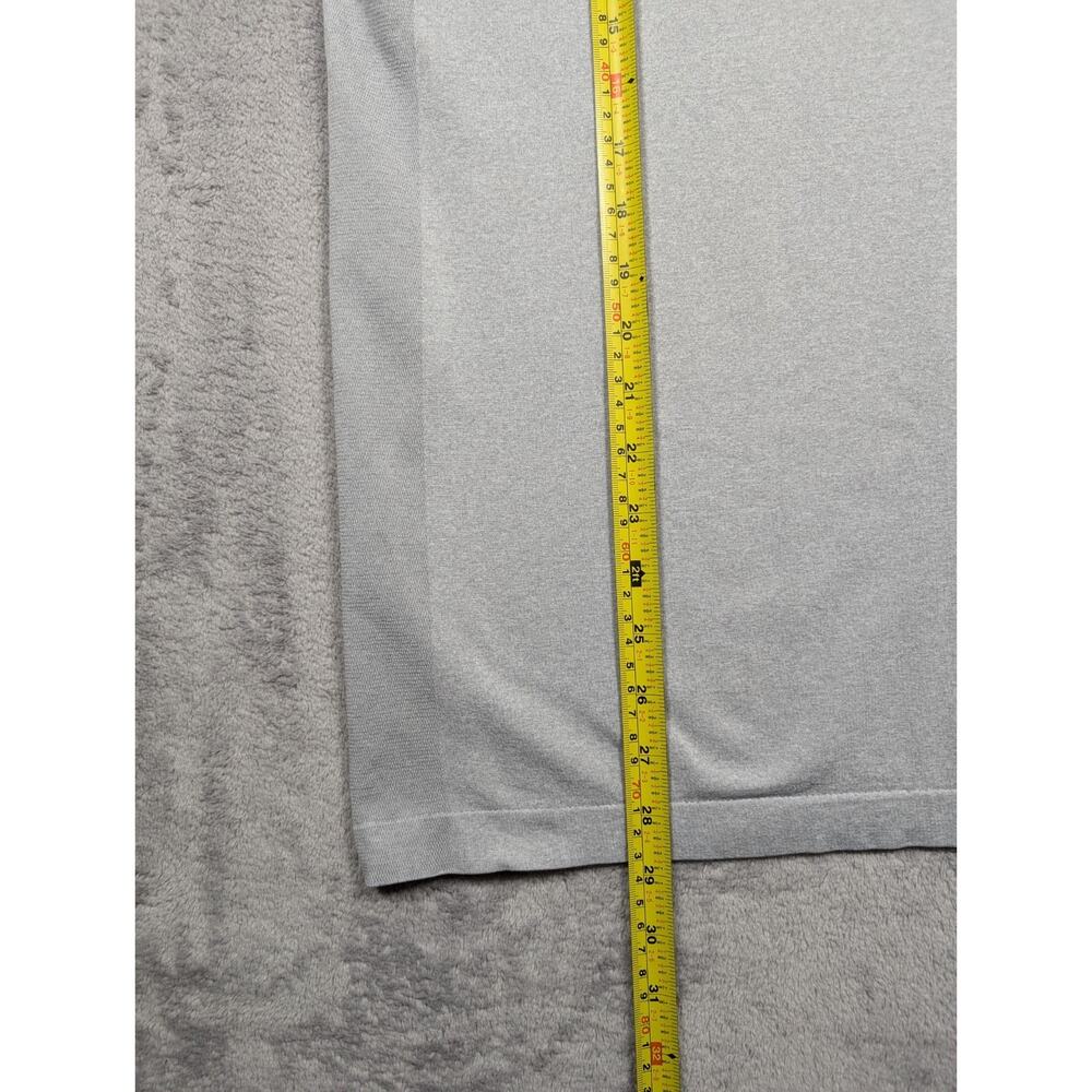 Gymshark T Shirt Mens Large Gray Long Sleeve Activewear Performance Training - Picture 7 of 10